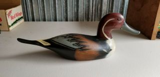 Vintage Wooden Hand Carved Duck Decoy Bird 16 X 5 X 6