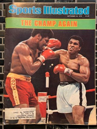 Sports Illustrated - Muhammad Ali - September 25,  1978 - (m16a)