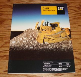 2000 Caterpillar D11r Track - Type Tractor Sales Brochure 00 Cat