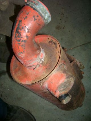 Vintage Allis Chalmers D 19 Gas Tractor - Air Cleaner - Dry Type - 1961