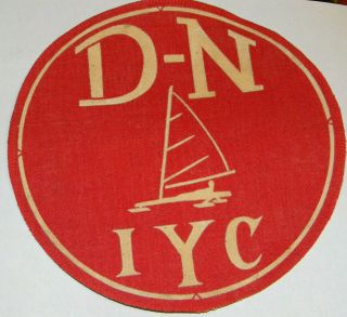 Vintage Dniyc Detroit Ice Yacht Club Large Patch