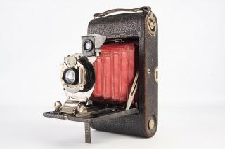 Antique Kodak Folding Pocket No 3 Model C 5 118 Roll Film Camera V10 2