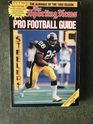 1993 The Sporting News Pro Football Guide - - - - - Pittsburgh Steelers Rod Woodson