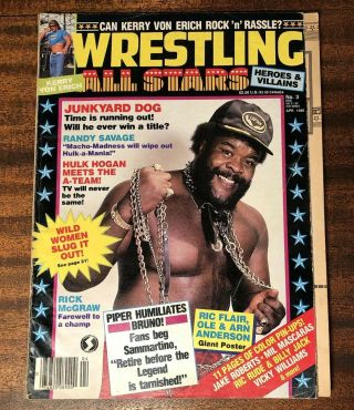 1986 Pro Wrestling All Stars Ric Flair Hulk Hogan & Mr T Randy Savage Wwf Hof