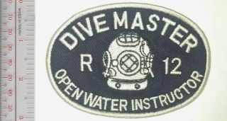 Dive Master Open Water Instructor R 12 Polo Ralph Lauren Navy Blue Patch