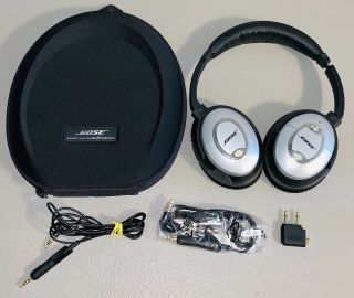 Bose Quietcomfort 15 Noise Cancelling Headphones Silver