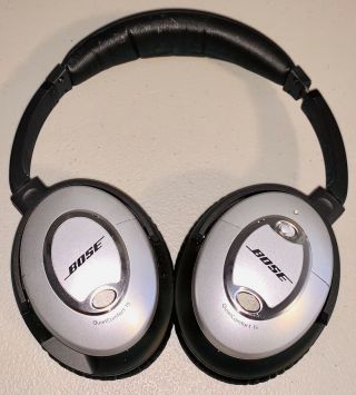 Bose QuietComfort 15 Noise Cancelling Headphones Silver 2
