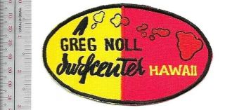 Vintage Surfing Hawaii Greg Noll Surfboards 1967 Era V - Wedge Promo Patch