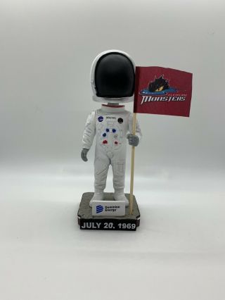 Cleveland Monsters Hockey Moon Landing Astronaut Bobblehead Sga Armstrong Aldrin