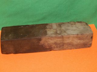 Antique Old Large,  Natural Waterstone,  Whetstone,  Med.  - Fine,  1 - 7/8 " X2 - 3/8 " X9 "