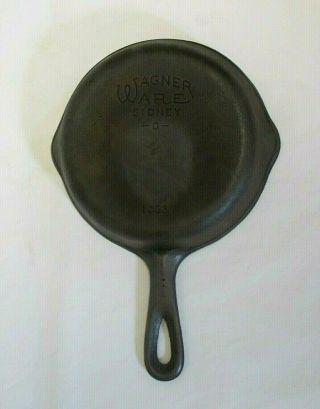 Vintage Wagner Ware Sydney - O - Cast Iron Skillet Fry Pan 6 - 1/2” No.  3 1053b