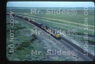 Slide Up Union Pacific Fast 40 Sd40 - 2 8004 & 2 Action Rock River Wy