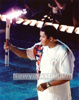 Boxing - Muhammad Ali - Lights The Olympic Torch - Atlanta July 19,  1996