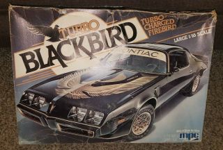 Pontiac Firebird Turbo Blackbird Mpc 1 - 3083 1/16 Scale 1979 1980 1981 Model Kit