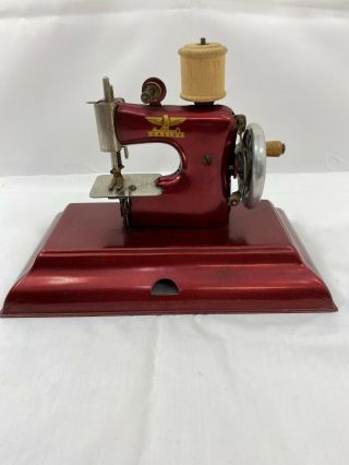 Antique 1940’s Casige Germany British Zone Hand Crank Childs Sewing Machine