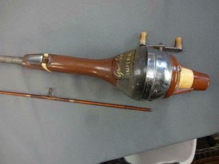 Vintage Great Lakes Imperial Whirlaway 85 Fishing Rod Contained Reel Combo