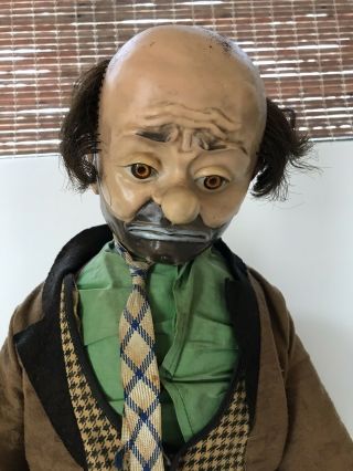 Vintage 1950s Baby Barry Emmett Kelly Weary Willie The Clown Doll Toy Creepy