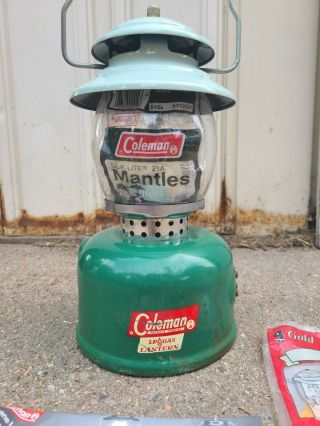 Vintage Coleman LP Gas Propane Camping Lantern Model 5122 ' 71 2