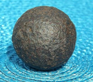 Antique Artillery Dug Iron Cannon Ball Grape Shot 1 Inch Diameter 98 Grams
