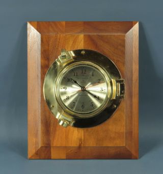 Bell Clock Co.  Solid Brass Quartz Ship 