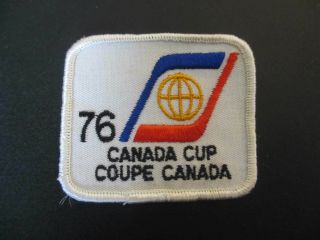 Vintage 1976 Canada Cup/coupe Canada 2.  5 " X 2.  75 " Inch Embroidered Hockey Patch
