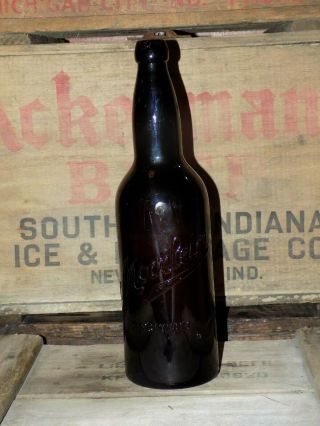 Antique Blob Top Beer Bottle Moerlein Brewing Co.  Cincinnati Ohio.