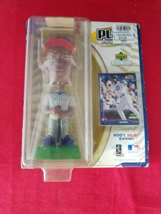 2001 Upper Deck Playmakers Chicago Cubs Sammy Sosa Bobble Head -