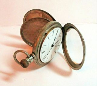 Antique Elgin Pocket Watch 18s Grade 43 11j Of Swing Out 1887 Parts/repairs