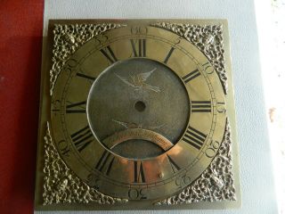 Early Longcase Clock Square Brass Dial Jn Vockins Newtown