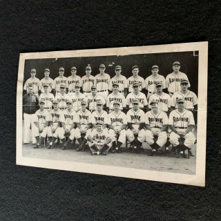1941 Pcl Seattle Rainiers Team Photo 5x8 Pacific Coast League Champions 1939 - 40