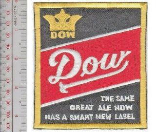 Beer Dow Brewery Ltd From 1952 To 1966 Quebec City,  Quebec,  Canada Promo Patch