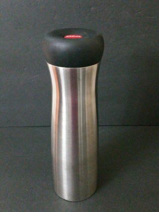 Vintage Bodum Stainless Steel Slim Line Flask 17.  5oz Design By Jorgensenthermos