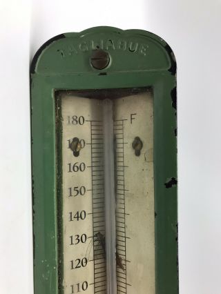 Antique C.  J.  Tagliabue " Tag " Large Brass Train Steam Thermometer Gauge Steampunk