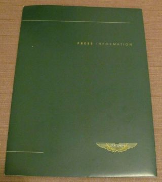 Aston Martin Db7 Press Kit