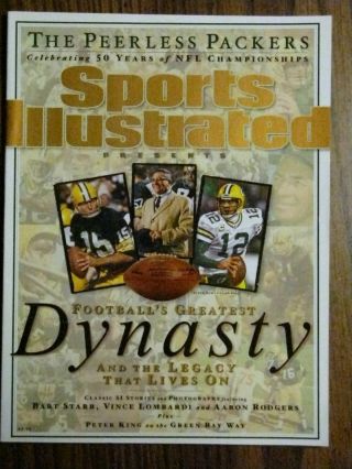 Sports Illustrated Superbowl Packers Dynasty Celebrating 50 Years Nfl Champ