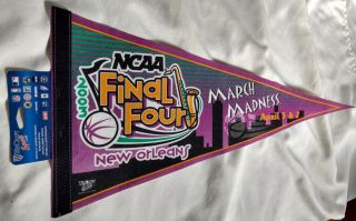 Ncaa Final Four Felt Pennant April 5 & 7 2003 Orleans March Madness Vtg