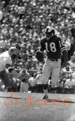 1967 Roman Gabriel Los Angeles Rams - 35mm Football Negative