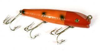 Special Order Creek Chub 2030 - P Darter Lure Red Head Orange Spotted In 1960