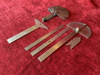 Vintage Starrett,  Miller Falls,  Brown & Sharpe Machinist Measuring Tools
