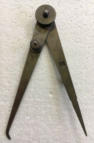 Vintage L.  S.  Starrett Co.  Adjustable Caliper,  Machinist Tool,  6 1/4 "