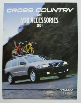 Volvo V70 & Cross Country Accessories 2001 Dealer Brochure - English - Canada