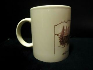 Adirondack Scenic Railroad Coffee Cup Mug Thendara Old Forge Big Moose NY vtg 2