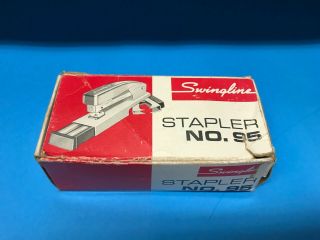 Vintage Swingline Stapler No 95 W/ Staple Remover Attached Usa