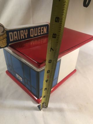 Vintage Dairy Queen Building Ceramic Cookie Jar Dq