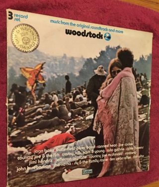 Vintage Woodstock Music From The Soundtrack And More 1970 G,  Vinyls