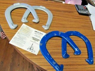 Vintage Classic Set Of 4 Royal St.  Pierre Pitching Horseshoes Worcester Ma.