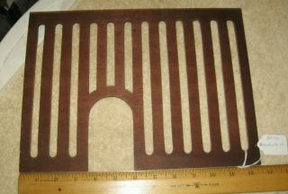 Antique Edison Amberola V? Phonograph Wood Wooden Grille Grill Stock J