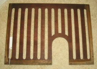Antique Edison Amberola V? Phonograph Wood Wooden Grille Grill Stock j 3