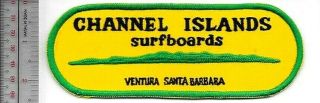Vintage Surfing California Channel Island Surfboards Ventura,  Ca Promo Patch