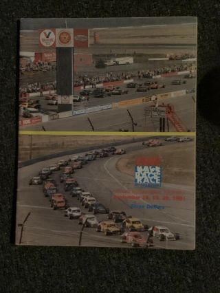 Cam 2 Race Of Champions Pocono International Raceway 1981 Souvenir Program